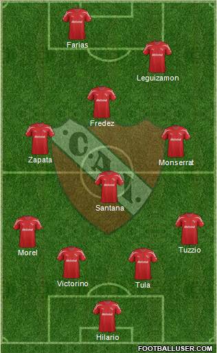 Independiente Formation 2012