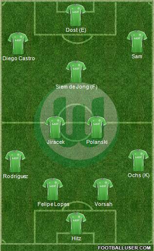 VfL Wolfsburg Formation 2012