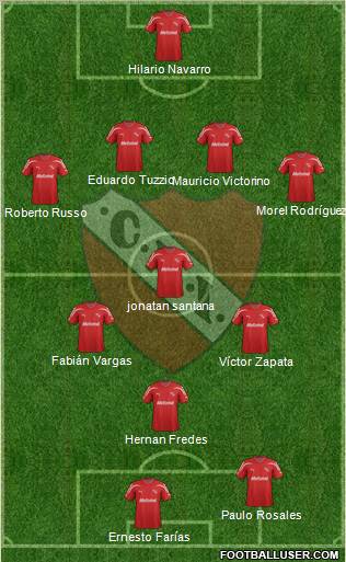 Independiente Formation 2012