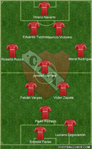 Independiente Formation 2012