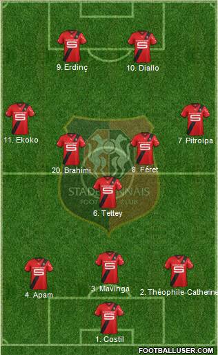 Stade Rennais Football Club Formation 2012