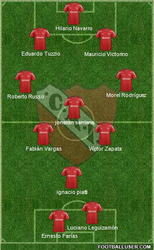 Independiente Formation 2012