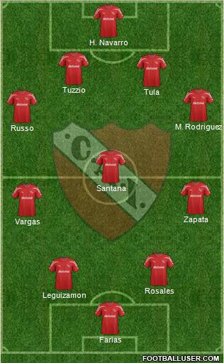 Independiente Formation 2012