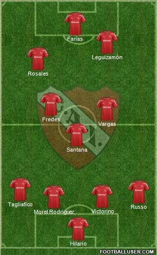 Independiente Formation 2012