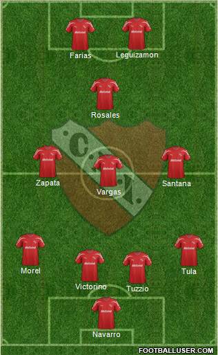 Independiente Formation 2012