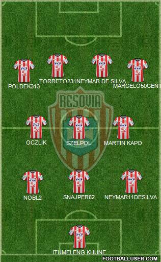 Resovia Rzeszow Formation 2012