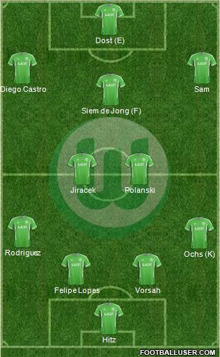 VfL Wolfsburg Formation 2012