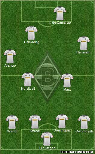 Borussia Mönchengladbach Formation 2012