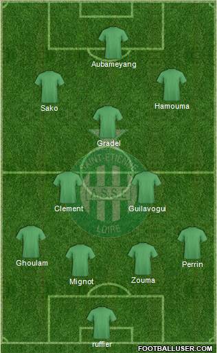 A.S. Saint-Etienne Formation 2012