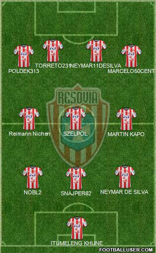 Resovia Rzeszow Formation 2012