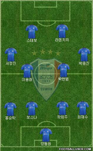 Suwon Samsung Blue Wings Formation 2012