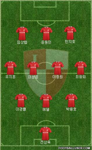 Busan I'PARK Formation 2012