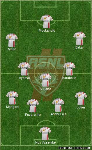 A.S. Nancy Lorraine Formation 2012