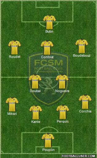 FC Sochaux-Montbéliard Formation 2012