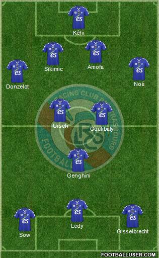 Racing Club de Strasbourg-Football Formation 2012