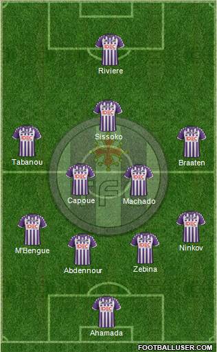 Toulouse Football Club Formation 2012