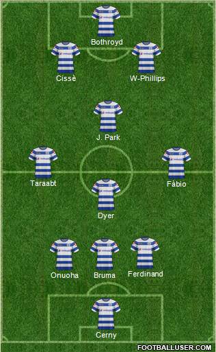 Queens Park Rangers Formation 2012