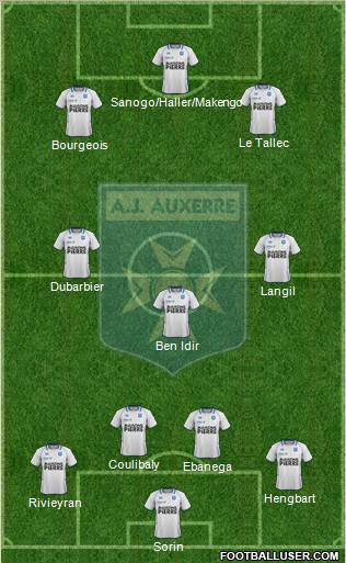 A.J. Auxerre Formation 2012