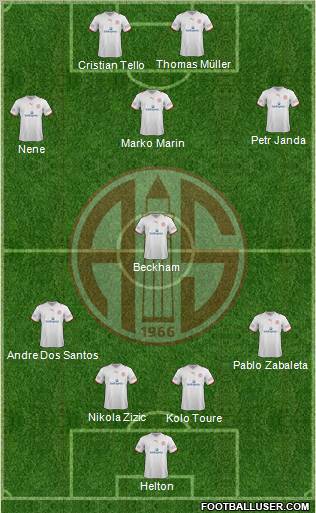 Antalyaspor A.S. Formation 2012