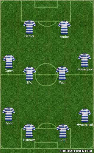 Queens Park Rangers Formation 2012