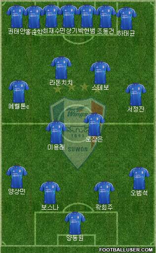 Suwon Samsung Blue Wings Formation 2012