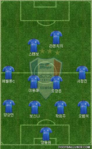 Suwon Samsung Blue Wings Formation 2012