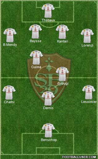 Stade Brestois 29 Formation 2012