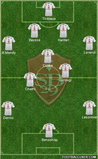 Stade Brestois 29 Formation 2012