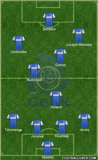 K Racing Club Genk Formation 2012