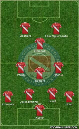 Argentinos Juniors Formation 2012