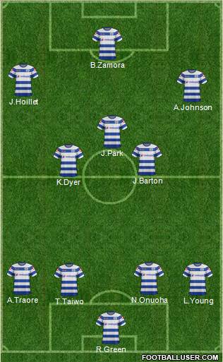 Queens Park Rangers Formation 2012