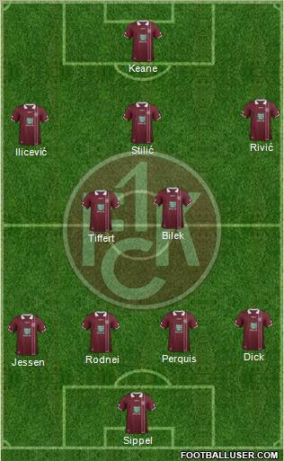 1.FC Kaiserslautern Formation 2012