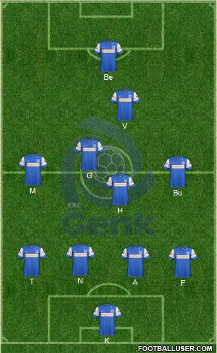 K Racing Club Genk Formation 2012