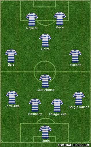 Queens Park Rangers Formation 2012