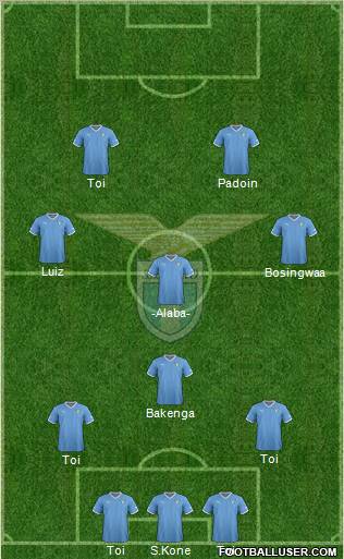 S.S. Lazio Formation 2012