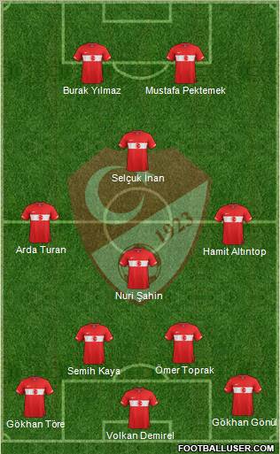 Turkey Formation 2012