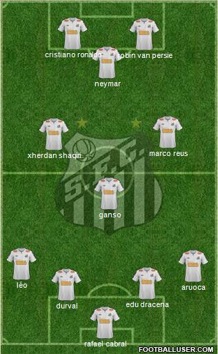 Santos FC Formation 2012