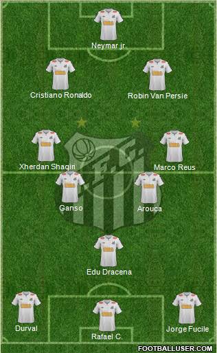 Santos FC Formation 2012