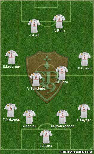 Stade Brestois 29 Formation 2012