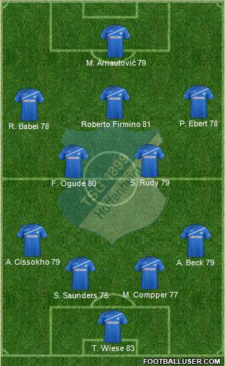 TSG 1899 Hoffenheim Formation 2012