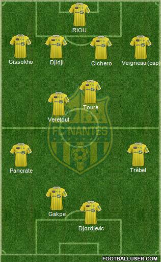 FC Nantes Formation 2012