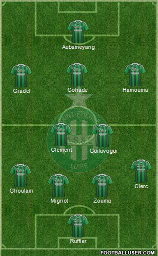 A.S. Saint-Etienne Formation 2012