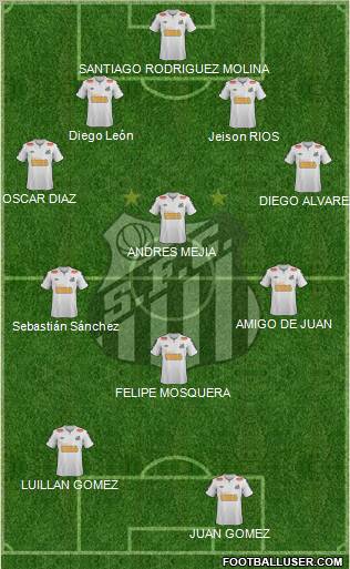 Santos FC Formation 2012