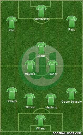 VfL Wolfsburg Formation 2012