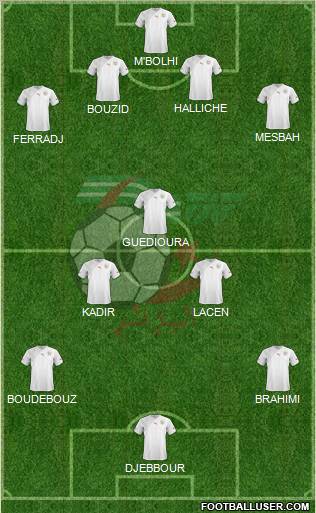 Algeria Formation 2012