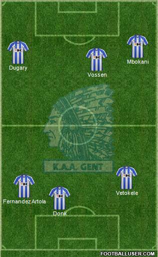 KAA Gent Formation 2012