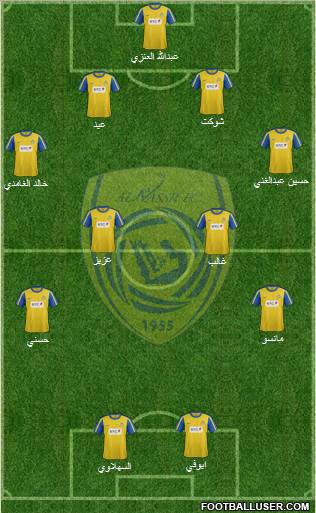 Al-Nassr (KSA) Formation 2012