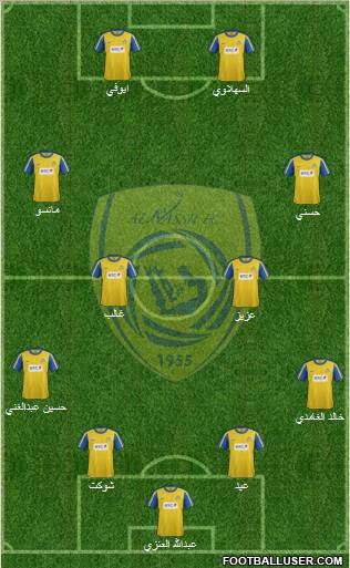 Al-Nassr (KSA) Formation 2012