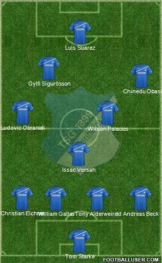 TSG 1899 Hoffenheim Formation 2012