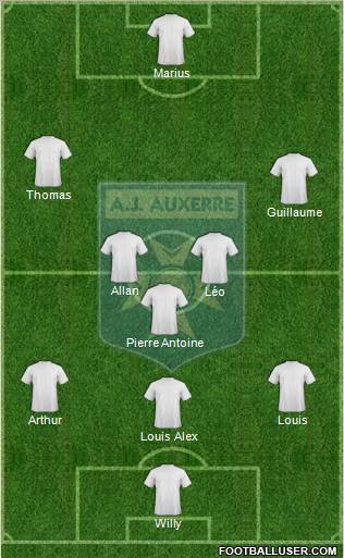 A.J. Auxerre Formation 2012